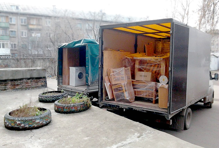 заказ машины  перевезти коробку догрузом из Волжского в Домодедово